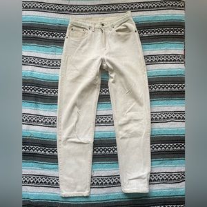 Vintage Levi’s white denim 550 31 x 30